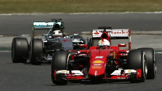 Hamilton and Vettel