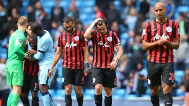 QPR players sad