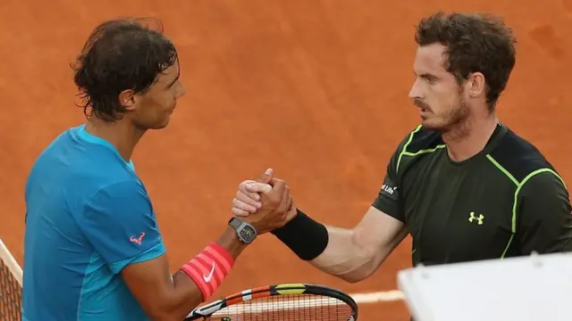 Andy Murray and Rafa Nadal