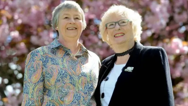 Judith Clinkard and Pauline Jenkins