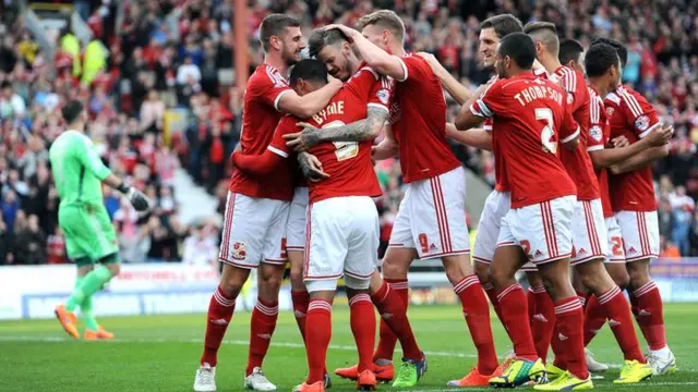 Swindon celebrate