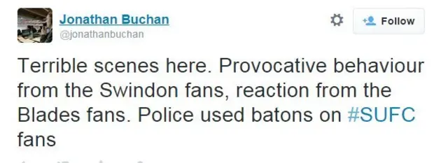 Jonathan Buchan Tweet