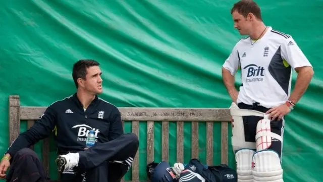 Kevin Pietersen and Andrew Strauss pictured in August 2010