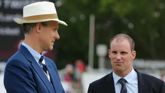 Ed Smith (left) and Andrew Strauss (right)