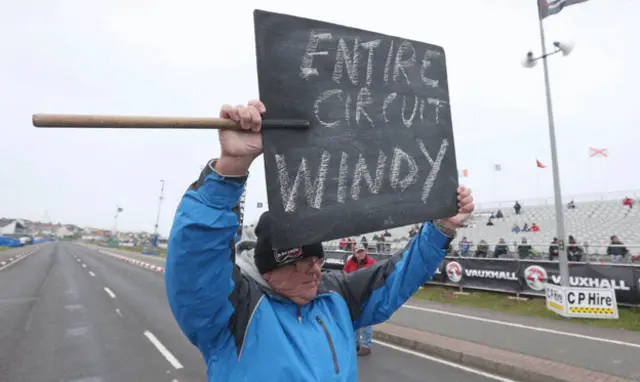 Riders are advised about the conditions on the North West circuit