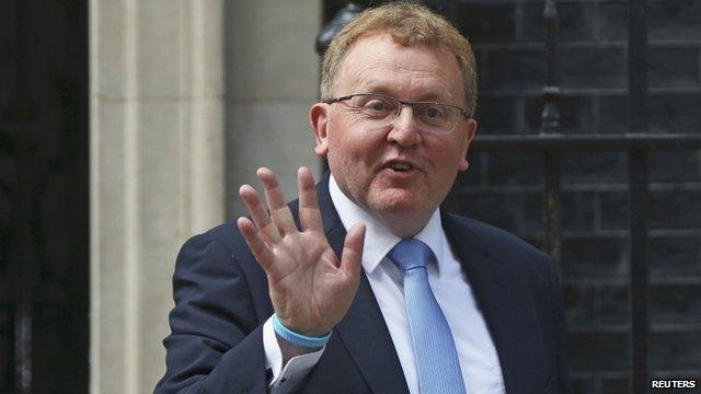 David Mundell was given his new post by PM David Cameron