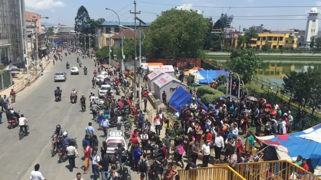 Red Cross tents, Kathmandu