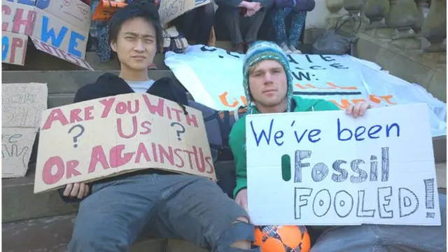 Edinburgh student demo for divestment