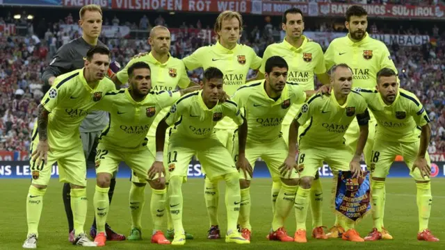 Tonight's Barcelona team