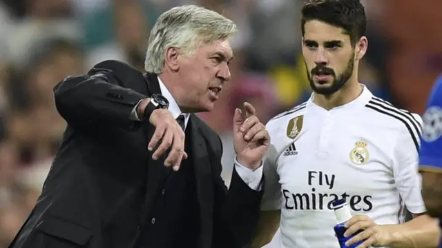 Ancelotti and Isco