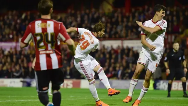 Fernando Amorebieta scores for Middlesbrough