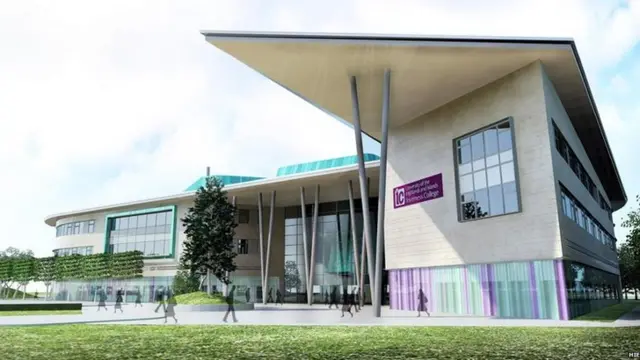 Entrance to new Inverness College UHI