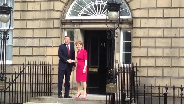 David Cameron and Nicola Sturgeon