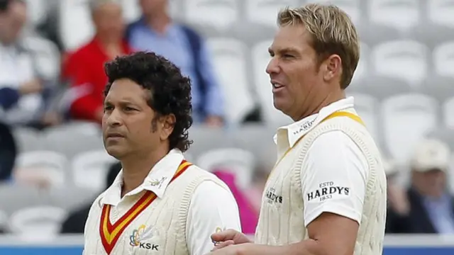 Shane Warne and Sachin Tendulkar