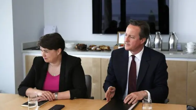 David Cameron and Scottish Conservative leader Ruth Davidson