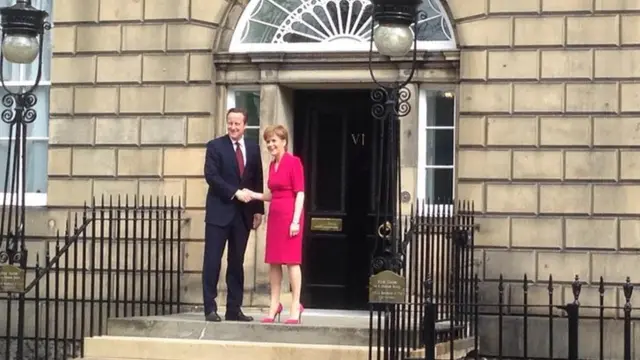 David Cameron and Nicola Sturgeon