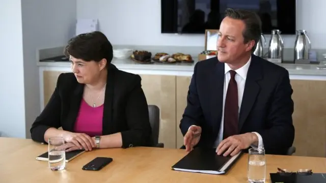 Ruth Davidson and David Cameron