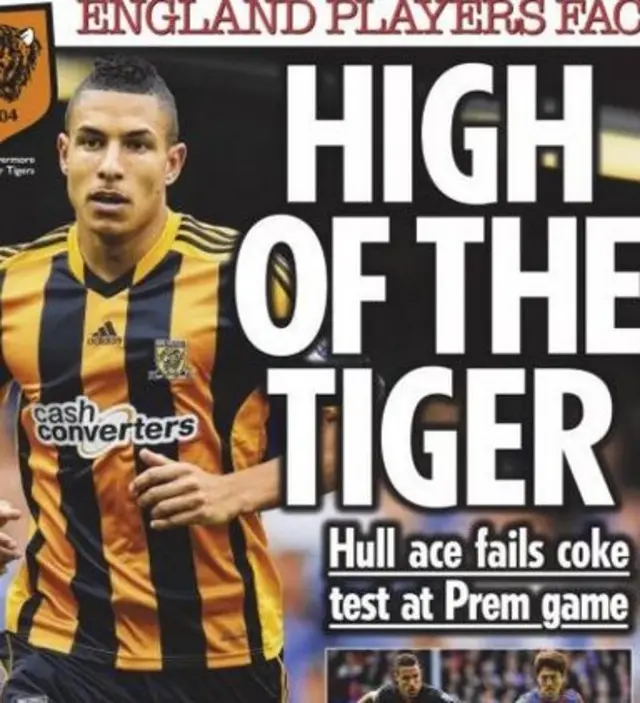 The Sun back page