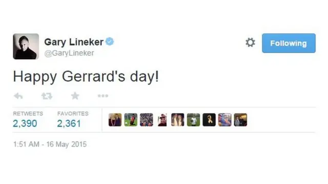 Gary Lineker Twitter