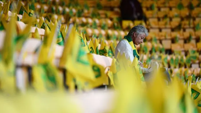 Fan at Carrow Road