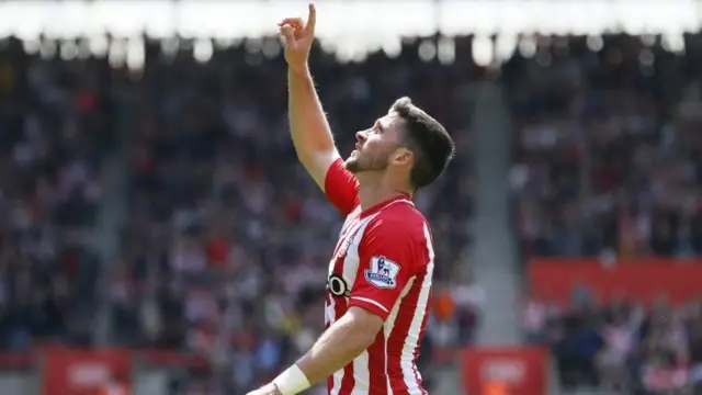 Shane Long celebrates