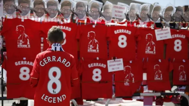 Steven Gerrard souvenirs