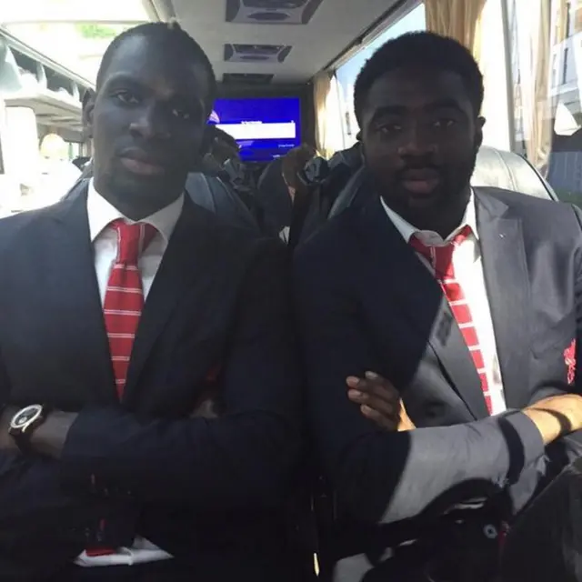 Mamadou Sakho and Kolo Toure