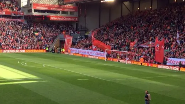 Phil McNulty Kop flags