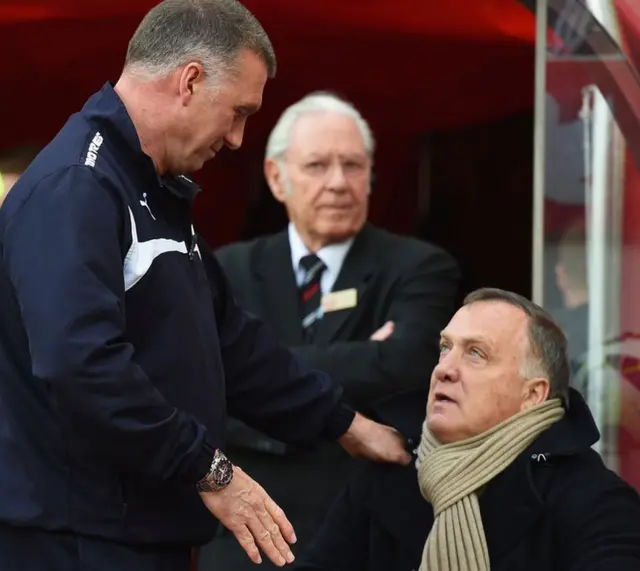 Nigel Pearson and Dick Advocaat