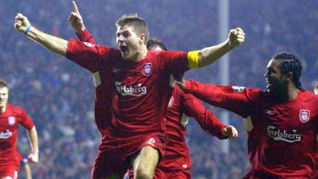 Gerrard's late winner against Olympiakos