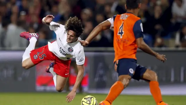 PSG's Rabiot is tackled