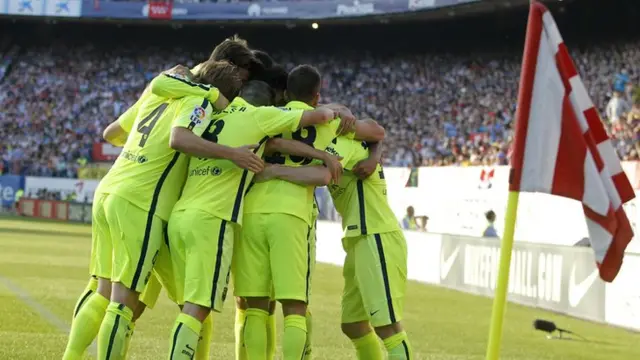 Barcelona celebrate