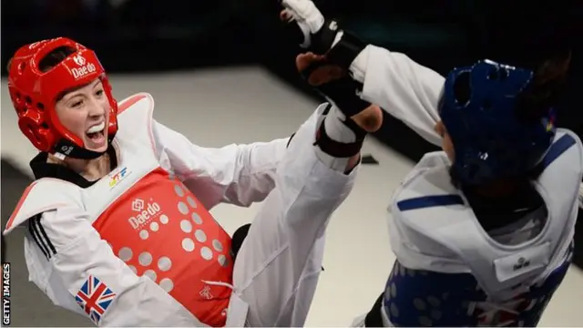 Jade Jones in action