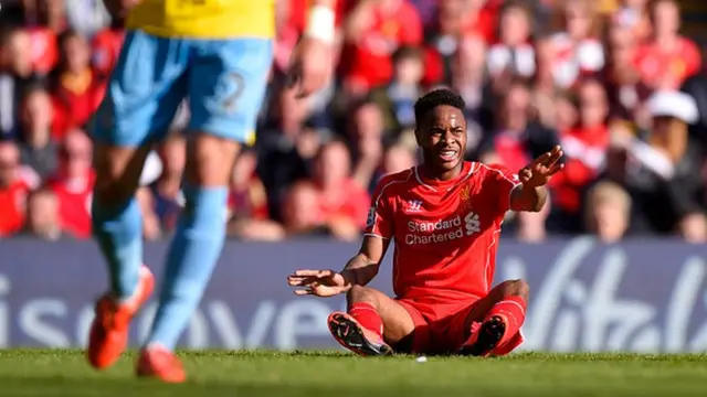 Liverpool forward Raheem Sterling