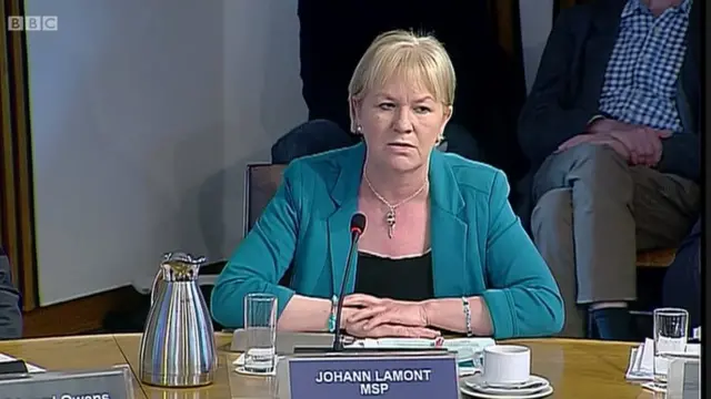 Labour MSP Johann Lamont