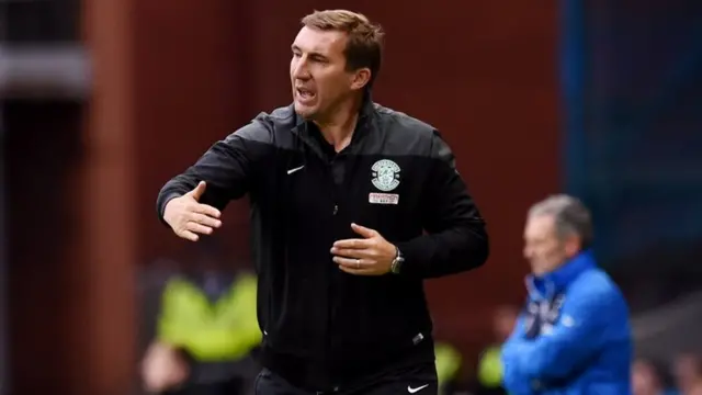 Hibs manager Alan Stubbs