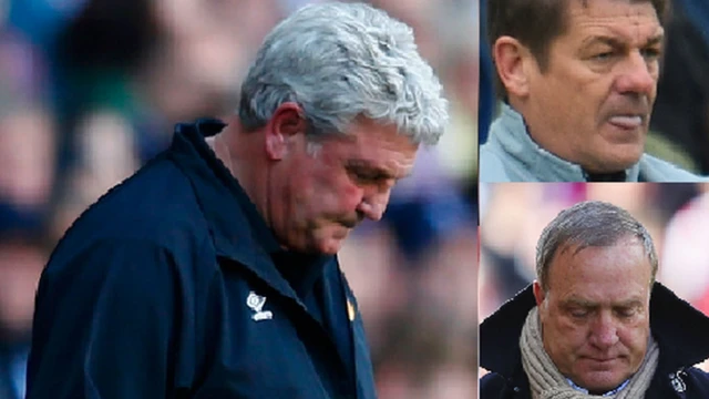 Steve Bruce, John Carver and Dick Advocaat