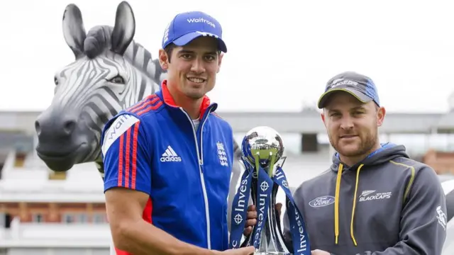 Alastair Cook and Brendon McCullum