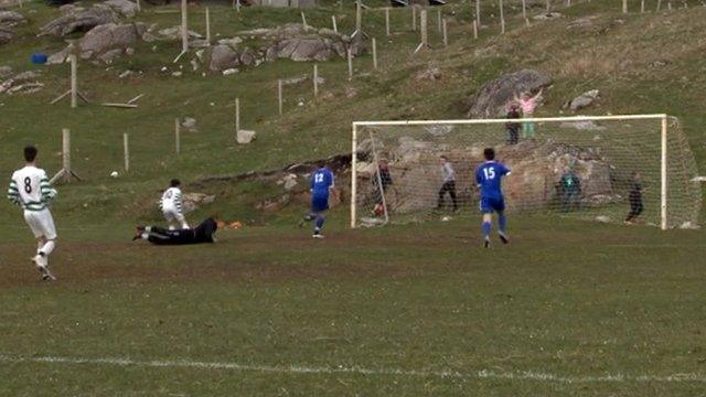 Football pitch on Eriskay