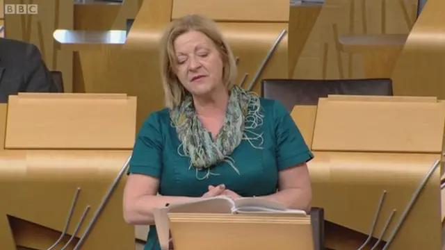 SNP MSP Linda Fabiani