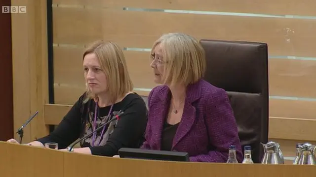 Presiding Officer Tricia Marwick