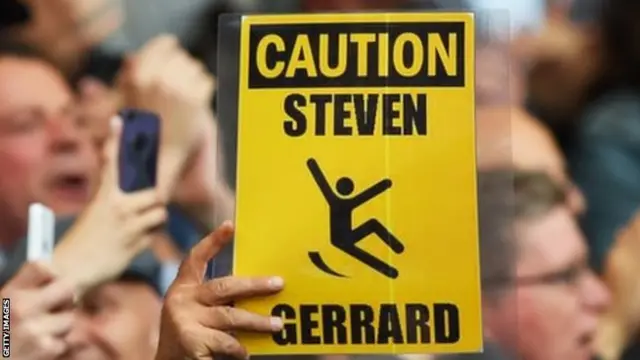 Steven Gerrard slip signs