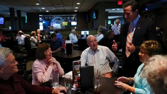 Former Senator of Pennsylvania and potential U.S. presidential candidate Rick Santorum speaks to attendees at a meet and greet event in Marshalltown, Iowa, United States, May 17, 2015