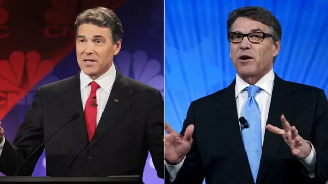 rick perry in 2011 and 2015