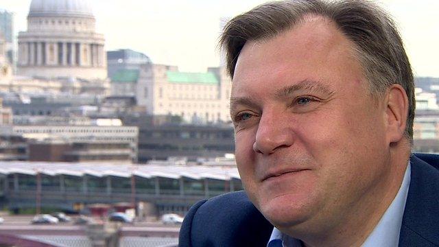 former shadow chancellor Ed Balls