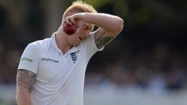 Ben Stokes in action