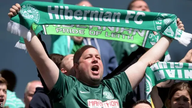 Hibs supporters