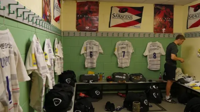 Saracens shirts