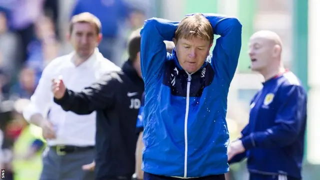 Hibs boss Alan Stubbs and Rangers counterpart Stuart McCall