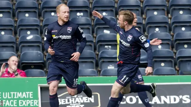 Liam Boyce fires Ross County level